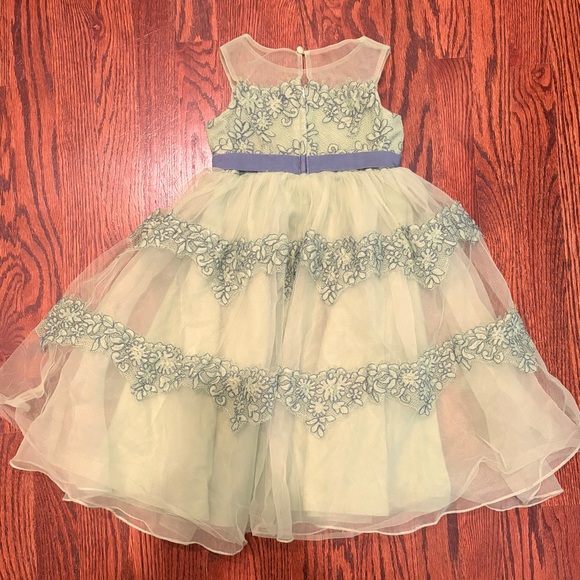 David's Bridal girls flower girl dress - Picture 2 of 4